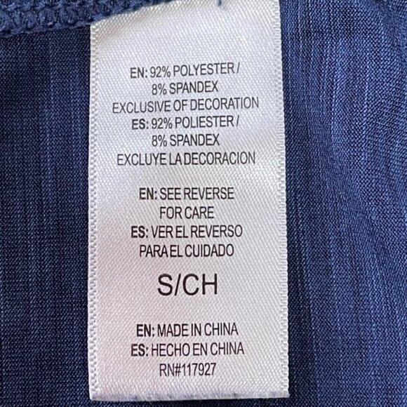 REEBOK Zippered Pocket Racerback Athletic Tank Top - Size Small - Picture 8 of 9